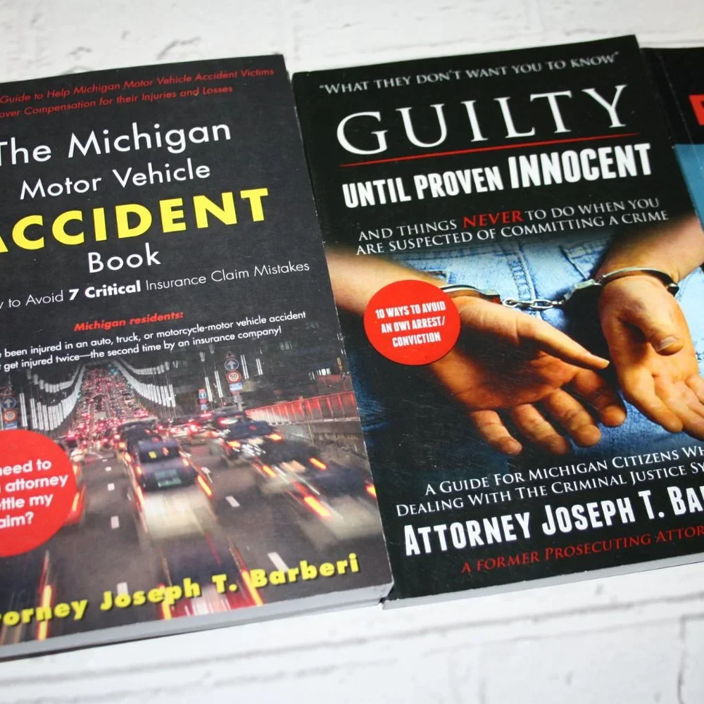 Michigan Legal, law, accident handbook guide books  (b.i.)